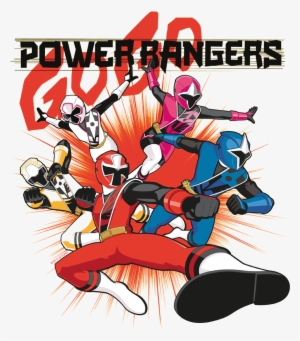 Power Rangers Attack Kid's T-shirt - Power Rangers Ninja Team Canvas Wall Art #2781804