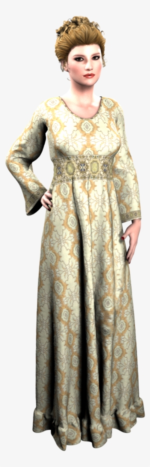 Vintage Woman Gown Old Romantic 977158 - Costume #2781922