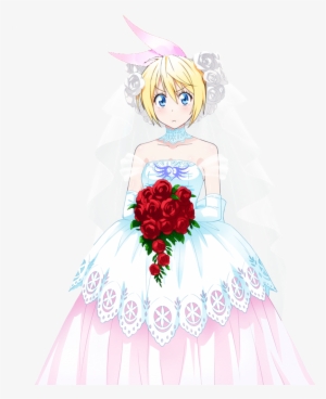 Nisekoi Chitoge Wedding Dress Render 2 By Sharknex-d86wkjr - Nisekoi #2782127