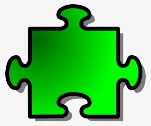 Green Jigsaw Puzzle Clip Art At Clker - Puzzle Pieces Clip Art #2782130