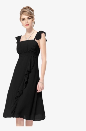 Women Sleeveless Flounced Hem Waist Bridesmade Dress #2782275 Women Sleeveless Flounced Hem Waist Bridesmade Dress #2782275