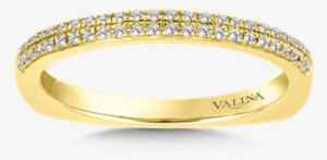 Stackable Wedding Band In 14k Yellow Gold - Colored Gold #2782633