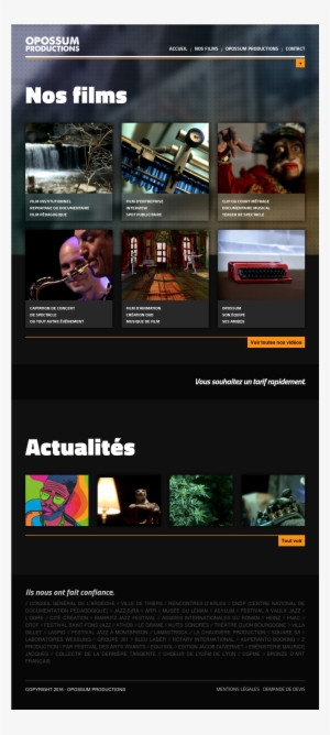 Opossum Productions Website History - Wrapping Paper #2782799