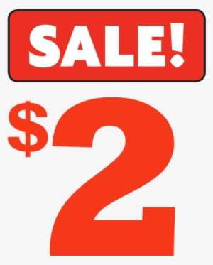 Dollar Wow - 2 Dollar Sale Sign #2783322