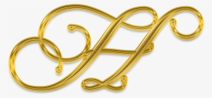 Letter, Alphabet, The Text Of The, Gold, Golden, Font - Letter #2783585