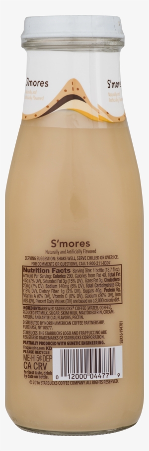 Starbucks Frappuccino Glass Bottle Nutrition #2784472