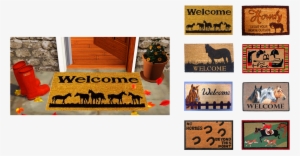 Small Equestrian Door Mat Set - Sims 4 Cc Welcome Mat #2784563