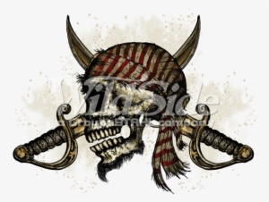 Pirate Skull With Bandana #2784838
