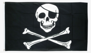Pirate Skull And Bones - Skull And Crossbones With Eye Patch #2784875