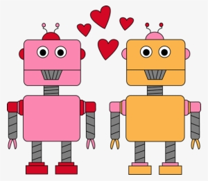 Robot Love Valentine Clip Art - Valentine Clip Art For Kids #2784880