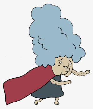 Old Lady With Cape #2785328