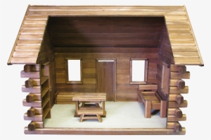 Crockett's Log Cabin Dollhouse Kit By Real Good Toys - Greenleaf Dollhouse Kit #2785846