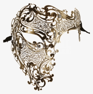 Men Womens Half Skull Phantom Venetian Filigree Metal #2786443 Men Womens Half Skull Phantom Venetian Filigree Metal #2786443
