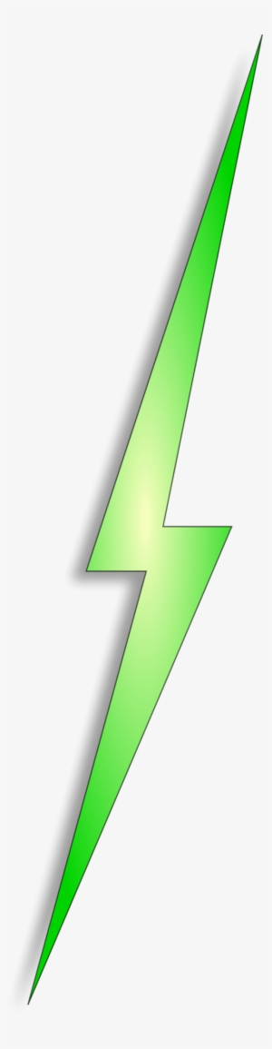 Electrical Clipart Red Lightning Bolt - Green Lightning Bolt Transparent #2786823