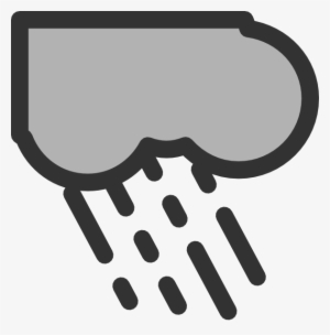 This Free Clipart Png Design Of Rain Cloud Clipart - Rain #2787243