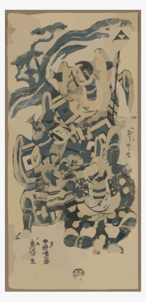 How To Set Use The Actors Ichikawa Ebizō And Nakamura - Painting #2787376