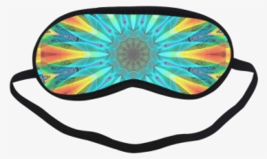 Aqua Gold Joy To The World Flowers, Zen Rainbow Sleeping - Sharingan Sleeping Mask #2787645