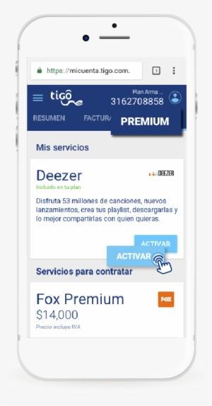 Deezer Premium Activar - Deezer #2787700