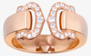 Logo Ringpink Gold, Diamonds - Cartier #2788455