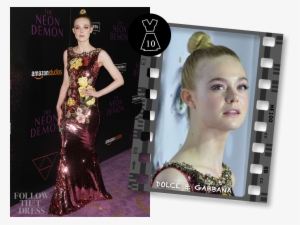 Elle Fanning In Dolce & Gabbana - Elle Fanning Dolce & Gabbana Neon Demon Premiere #2788633