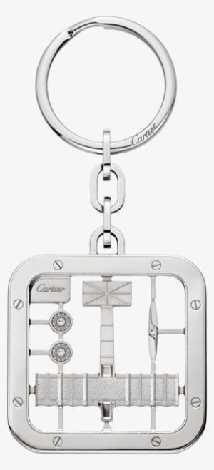 Santos De Cartier Biplane Cufflinks - Cartier New Keychain #2789315