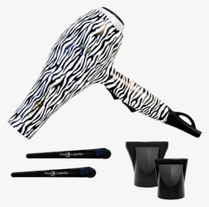 Procabello Hair Dryer Zebra Print - Procabello Professional Hair Blow Dryer (white) #2790056