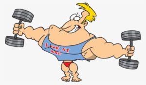 A Strong Man - Look At Me Cartoon #2790080