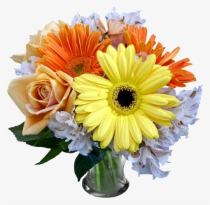 Png Black And White Library Bouquet Transparent Daisy - Flower Bouquet #2790406