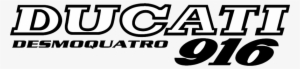 Ducati 916 Vector - Logo Ducati 916 Png #2791496