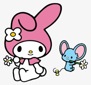 My Melody And Cinnamoroll Download - Cute Sticker My Melody - Free ...