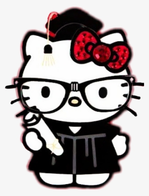 Hello Kitty Die Cut Graduation Cap & Gown With Diploma - Hello Kitty Graduation #2791762