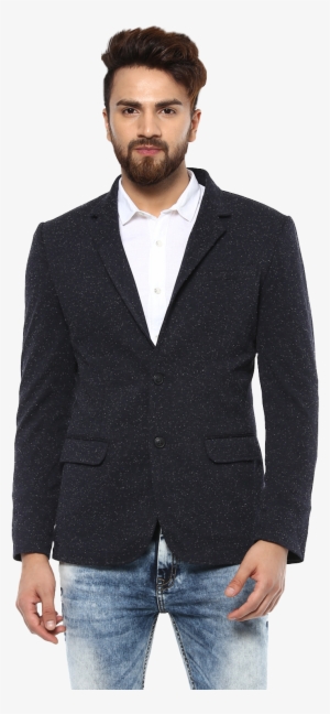 Buy Casual Navy Blazer With Naps Online - Mens Blue Casual Blazer #2792792