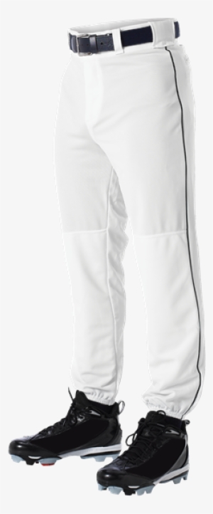 Alleson 605plp 605plpy White With Black Braid Baseball - Pocket #2793365