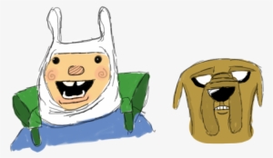 Draw The Creepiest Finn And Jake That You Possibly - Drawing #2793416