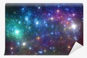 Blue And Purple Stars Background Wall Mural • Pixers® - Fondo Morado Con Azul #2793503