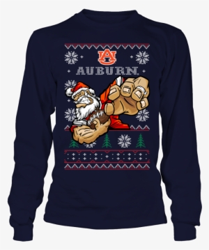 Auburn Football Touchdown Santa T Shirt - That's How I Saved The World #2794368