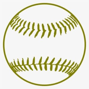 Softball Transparent Image - Softball Clipart #2794602