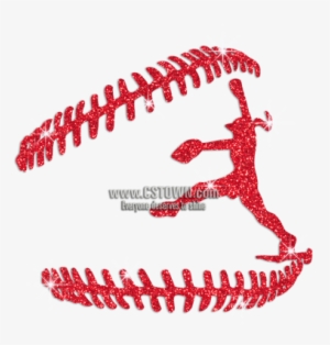 Ruby Professional Softball Player Hotfix Glitter Transfer - Playeras De Equipos De Softbol #2794624