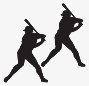 2 Player Lesson - Siluetas Beisbol En Png #2794746