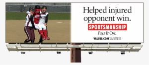 See The Sportsmanship Billboard Of A Team That Helped - Times Square #2795095