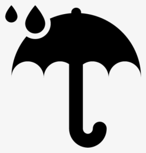 Umbrella And Raindrops Vector - Png Chuva De Bencao #2795820