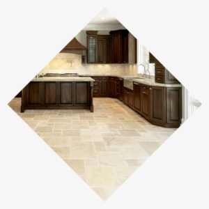 Residential Tile Flooring - Kitchen Cabinet #2796080