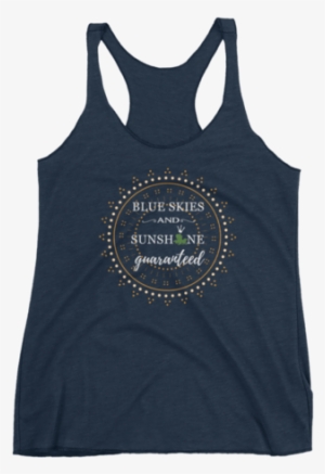 Princess And The Frog Blue Skies And Sunshine Tank - Nevertheless, She Persisted - Racerback #2797113