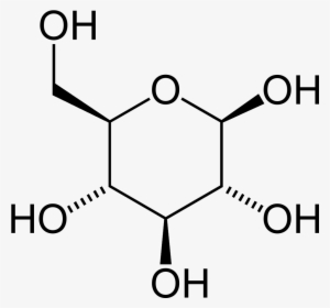 Beta D Glucose 2d Skeletal Hexagon - Formule Chimique Du Glucose #2797342
