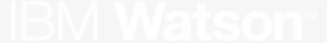 Ibm Watson Logo White #2797578
