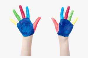 Little Girl Hands Paint Png - Portable Network Graphics #2798028