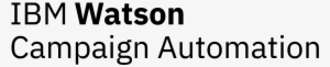 Ibm Watson Campaign Automation Logo #2798320