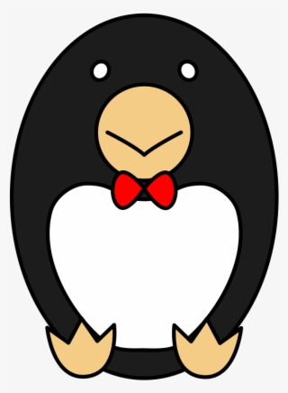 Bow Tie Clipart Penguin - Penguin Wearing A Bowtie #2798817