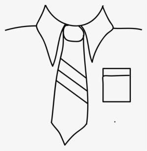 Medium Image Png He15gh Clipart - Tie Clip Art Black And White #2798965
