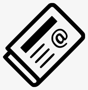 Newsletter Mail Comments - Newsletter Icon White Free #280034